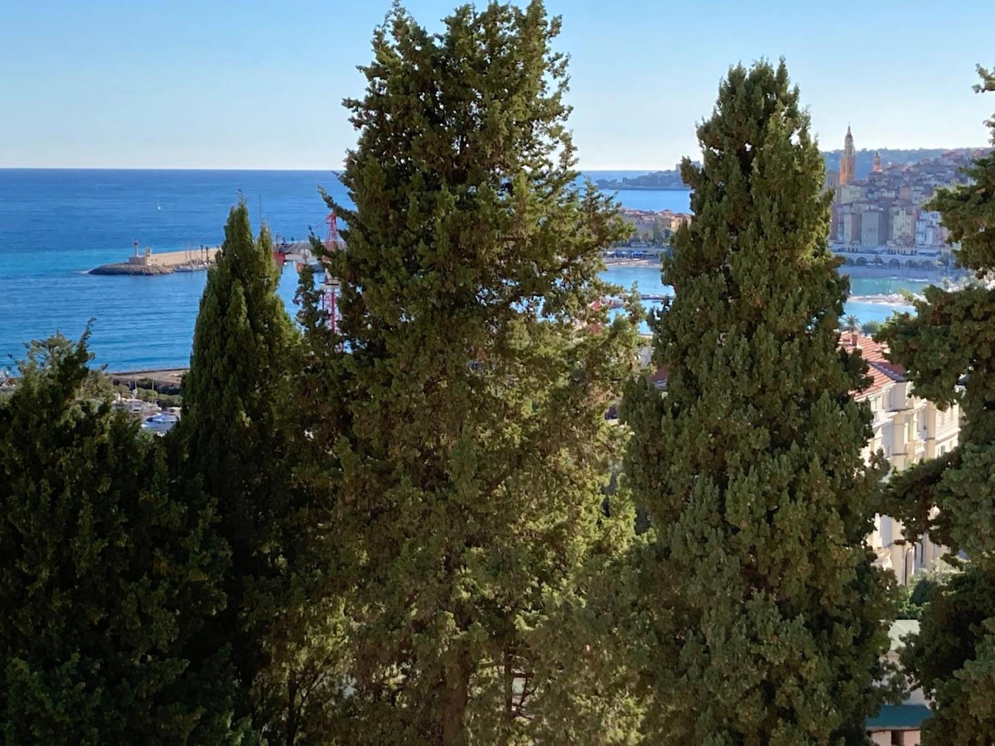 מנטון 'La Villa Hygie' Cozy Appartement, Vue Mer מראה חיצוני תמונה